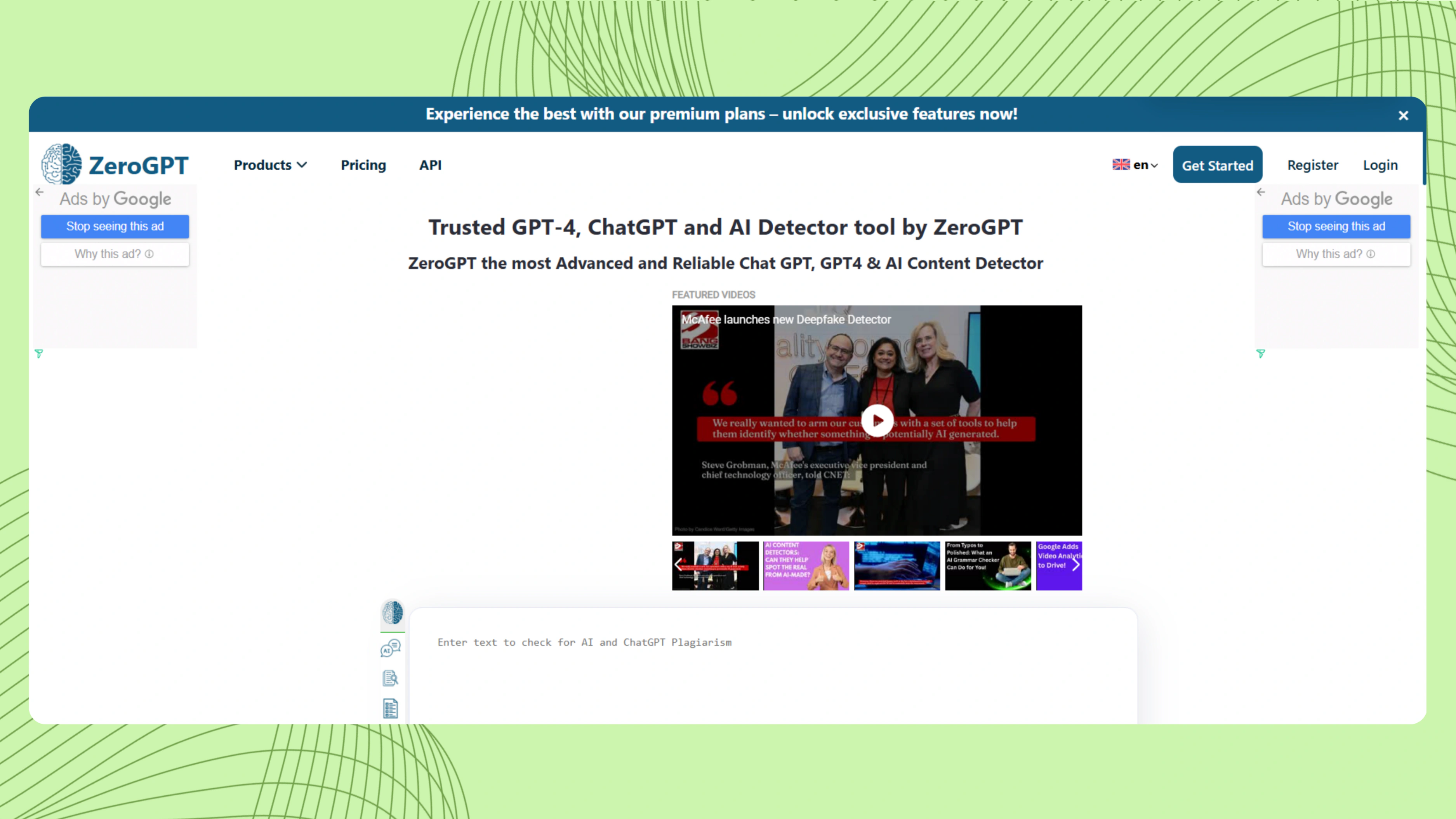 ZeroGPT | Best AI Content Detectors to Use