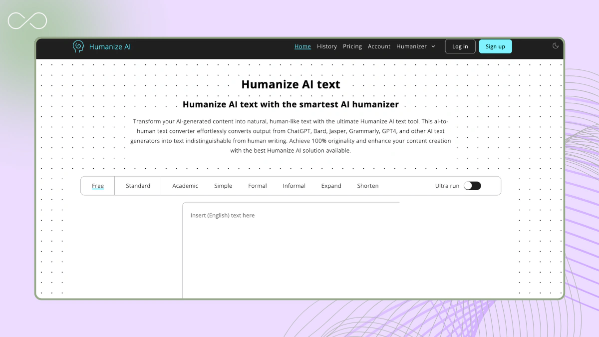 HumanizeAI.pro - Humbot alternative