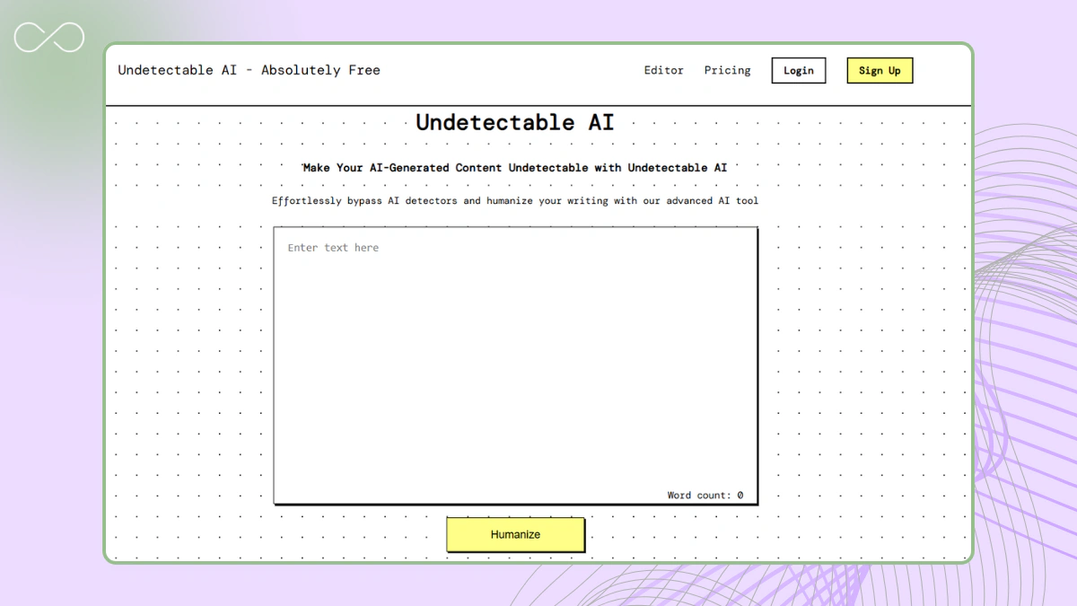 UndetectableAI.pro - decent Humbot AI Humanizer alternative