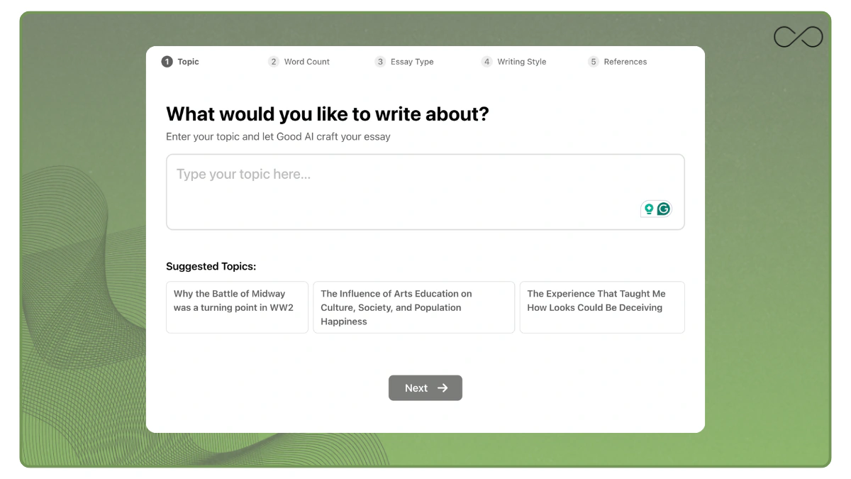 The Good AI - AI Essay Writer