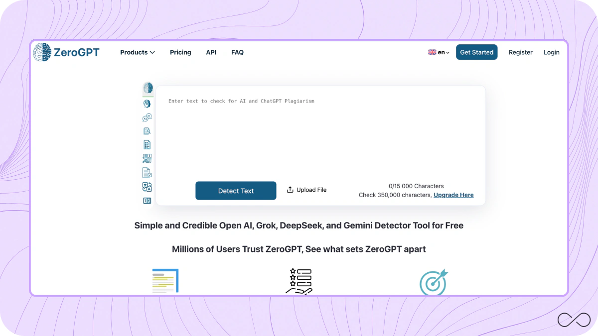 ZeroGPT - Free Alternative to Sapling