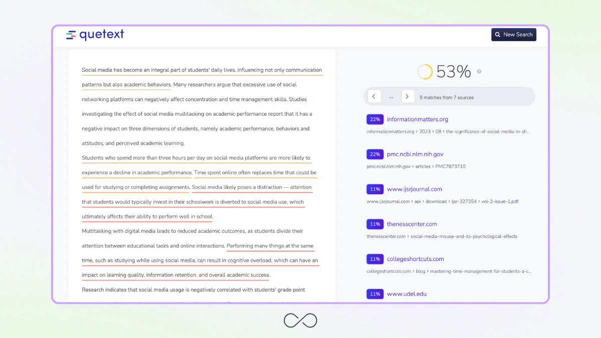Quetext Plagiarism Checker