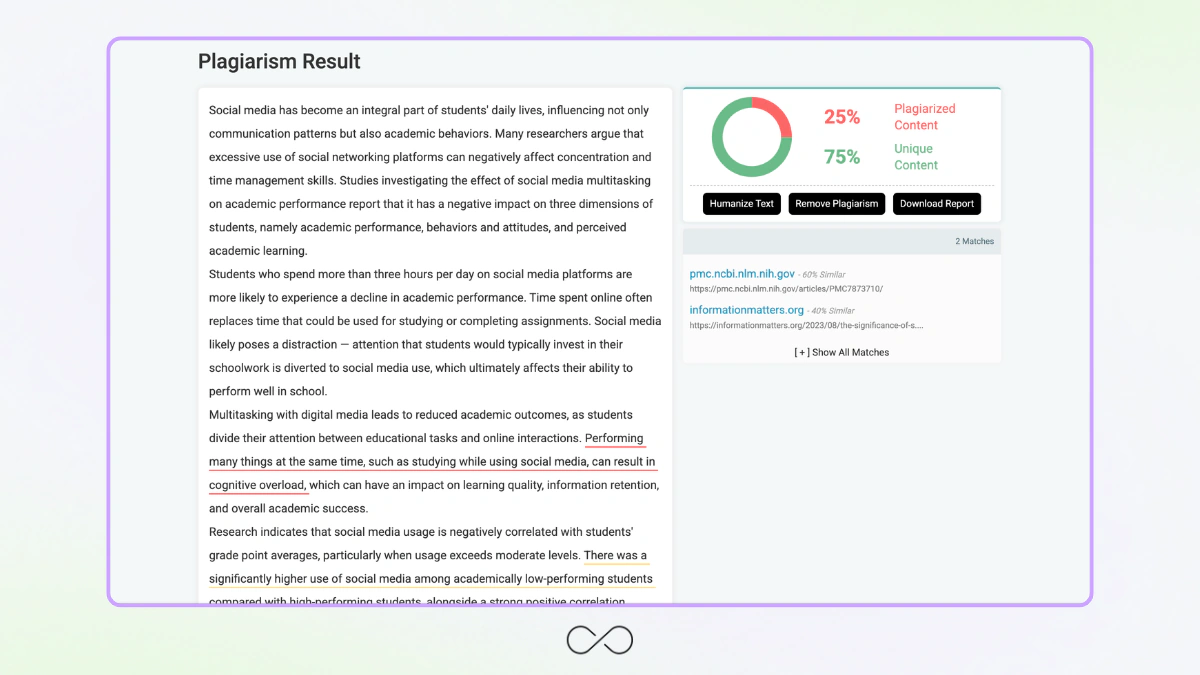 PrePostSEO Plagiarism Checker