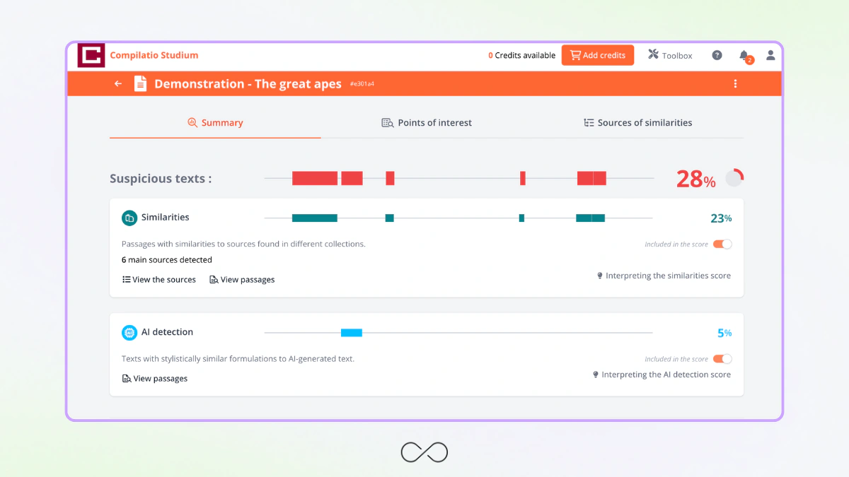 Compilatio EU Plagiarism Checker